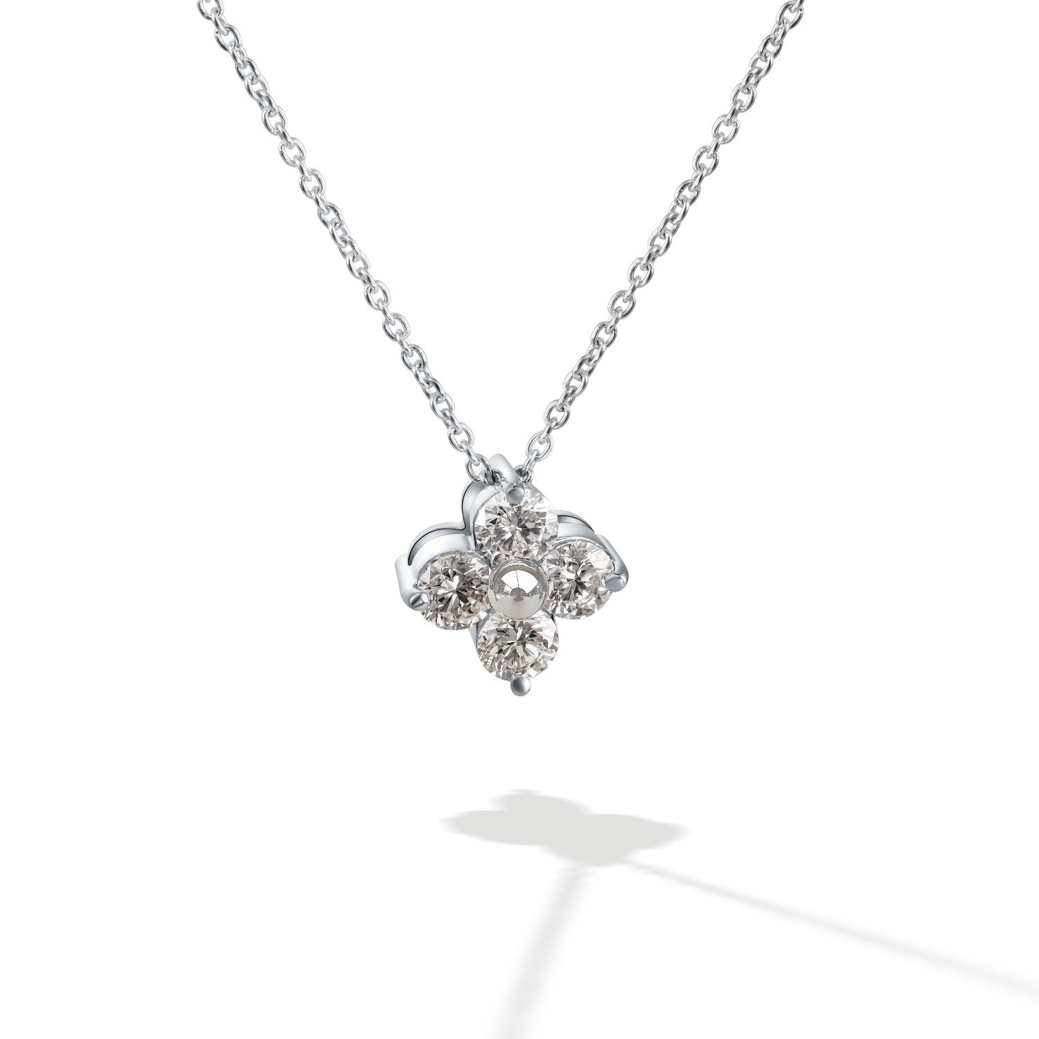NECKLACE WHITE GOLD 750 & PRECIOUS STONES - 99885