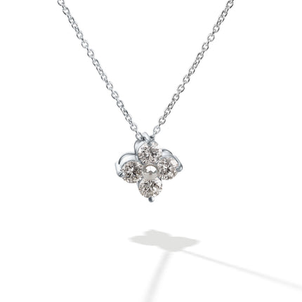 NECKLACE WHITE GOLD 750 & PRECIOUS STONES - 99885