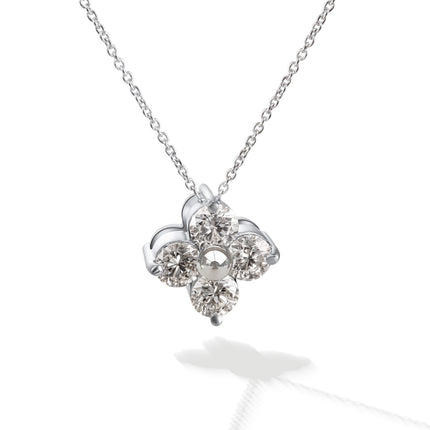 NECKLACE WHITE GOLD 750 & PRECIOUS STONES - 99887