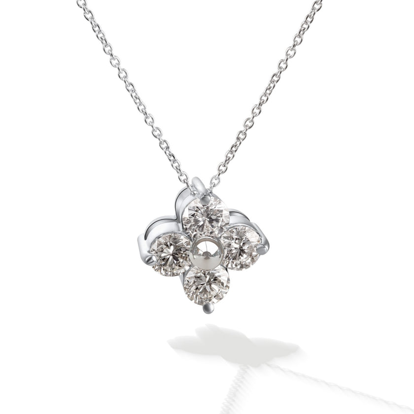NECKLACE WHITE GOLD 750 & PRECIOUS STONES - 99887
