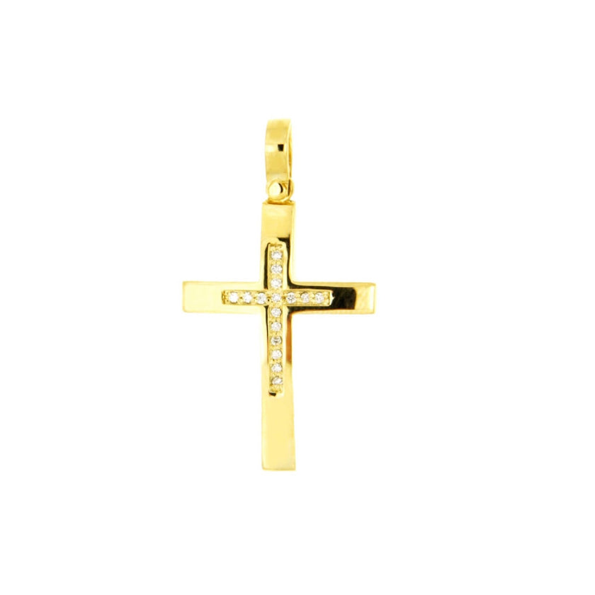 CROSS GOLD 585 & PRECIOUS STONES - 99978