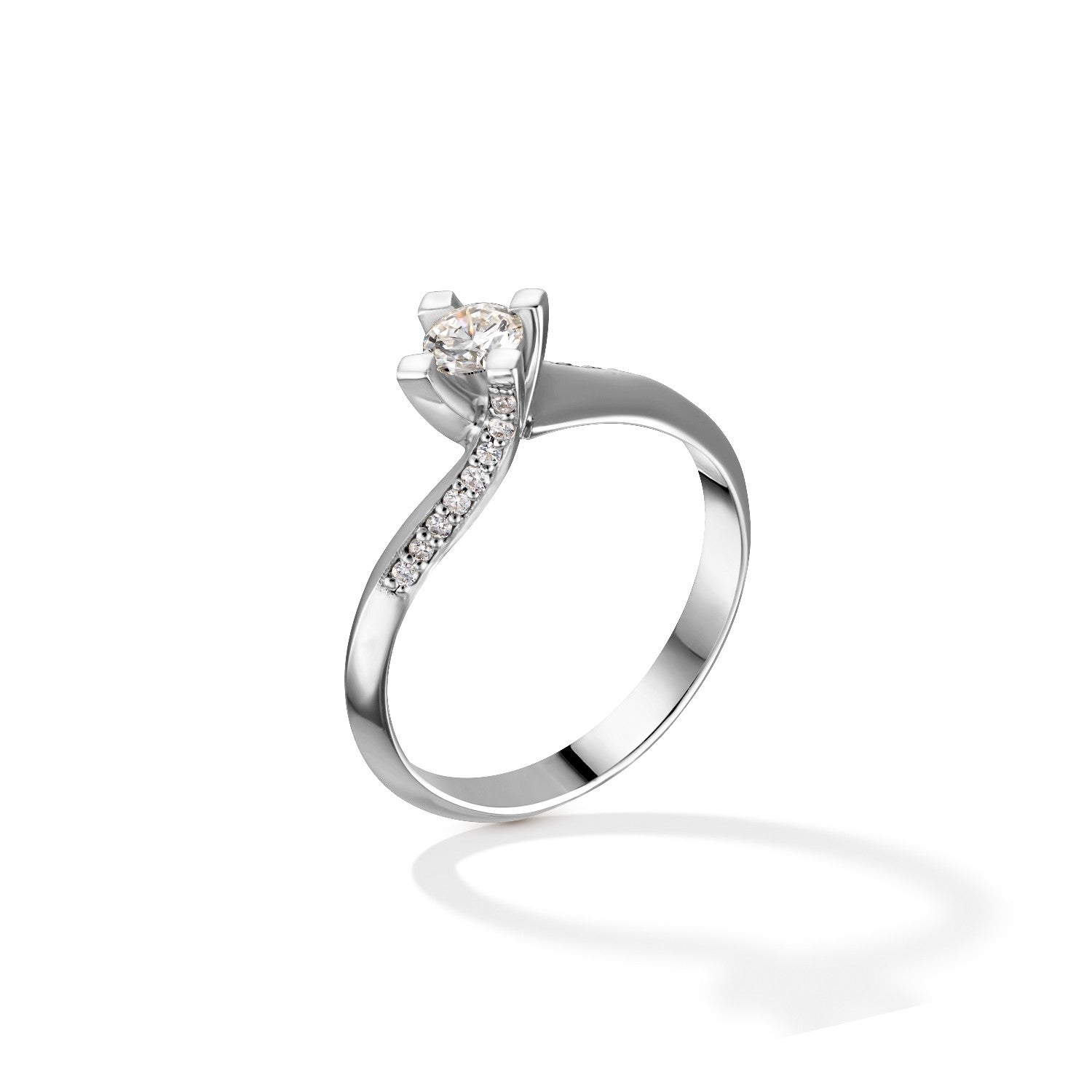 RING WHITE GOLD 750 & PRECIOUS STONES - 99984