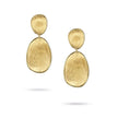 EARRINGS GOLD 18K NO OR SYNTHETIC STONES - 100094