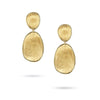 EARRINGS GOLD 18K NO OR SYNTHETIC STONES - 100094