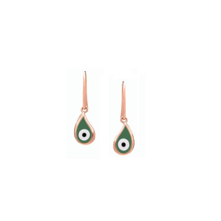 EARRINGS PINK GOLD 375 - 100130