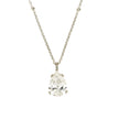 NECKLACE WHITE GOLD 750 & LAB GROWN DIAMOND - 100137