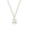 NECKLACE WHITE GOLD 750 & LAB GROWN DIAMOND - 100137