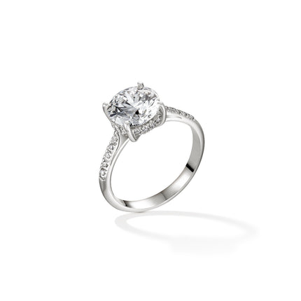 RING WHITE GOLD 750 & PRECIOUS STONES - 100148