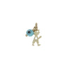 PENDANT  GOLD 585 & SEMIPRECIOUS STONES - 100155