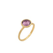 RING YELLOW GOLD Κ18 ΜΕ SEMIPRECIOUS STONES - 100193
