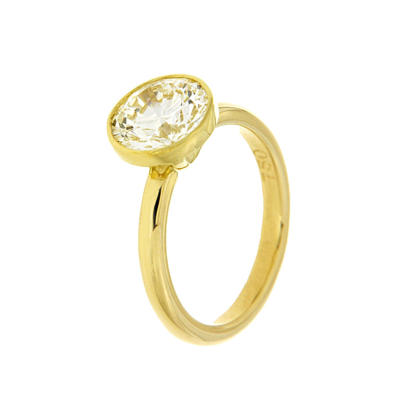 RING  GOLD 750 & PRECIOUS STONES - 100244