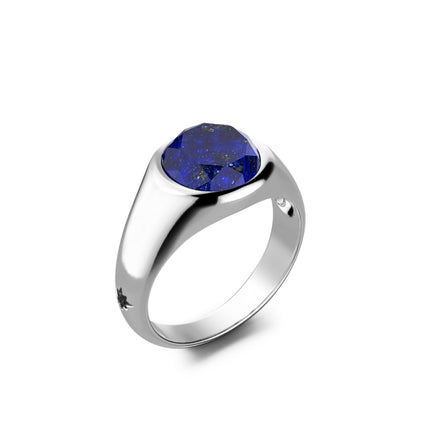 RING WHITE SILVER 925 & SEMIPRECIOUS STONES - 100266