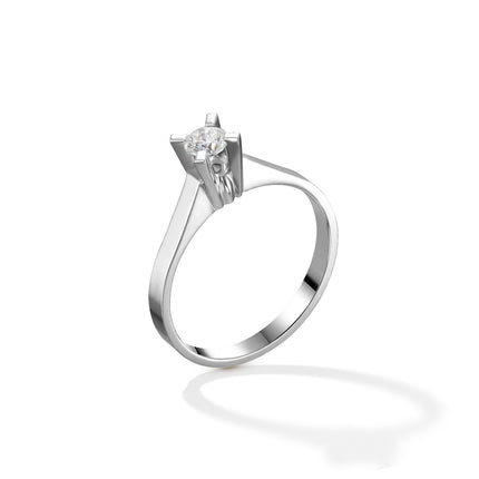 RING WHITE GOLD 750 & PRECIOUS STONES - 100292