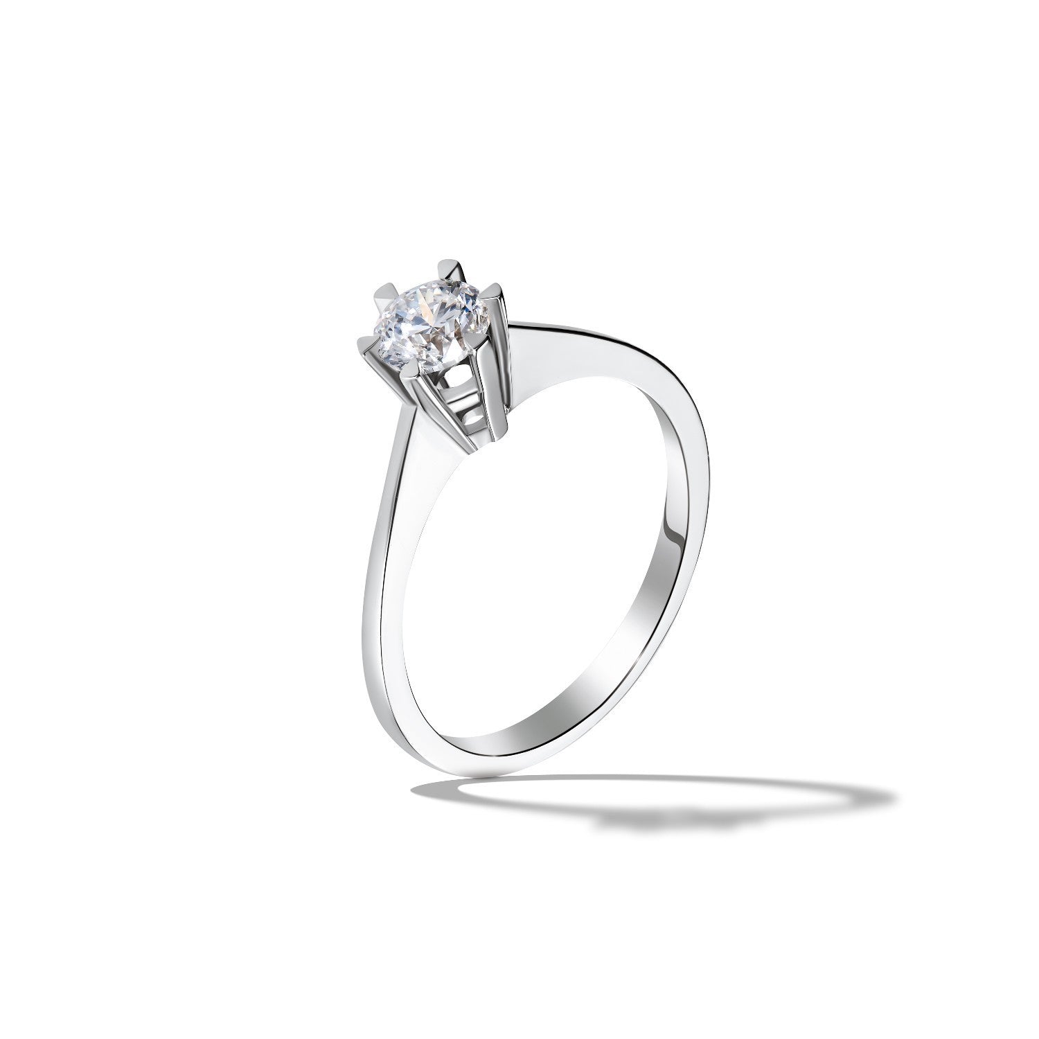 RING WHITE GOLD 750 & PRECIOUS STONES - 100351 - Availability: Up to 1 month