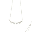 NECKLACE WHITE SILVER 925 & C.Z. - 100384 - Availability: Immediately