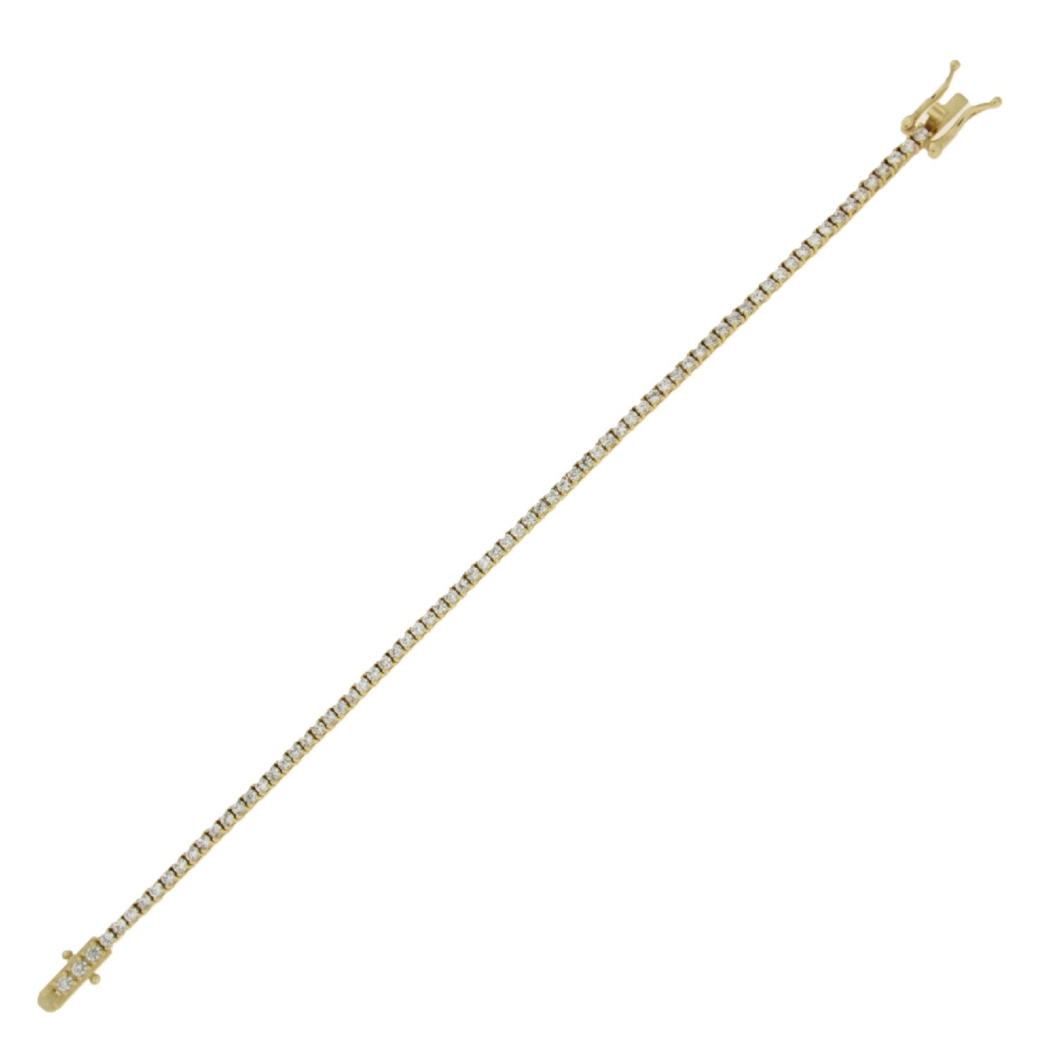BRACELET YELLOW SILVER 925 & C.Z. - 100386
