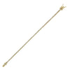 BRACELET YELLOW SILVER 925 & C.Z. - 100386