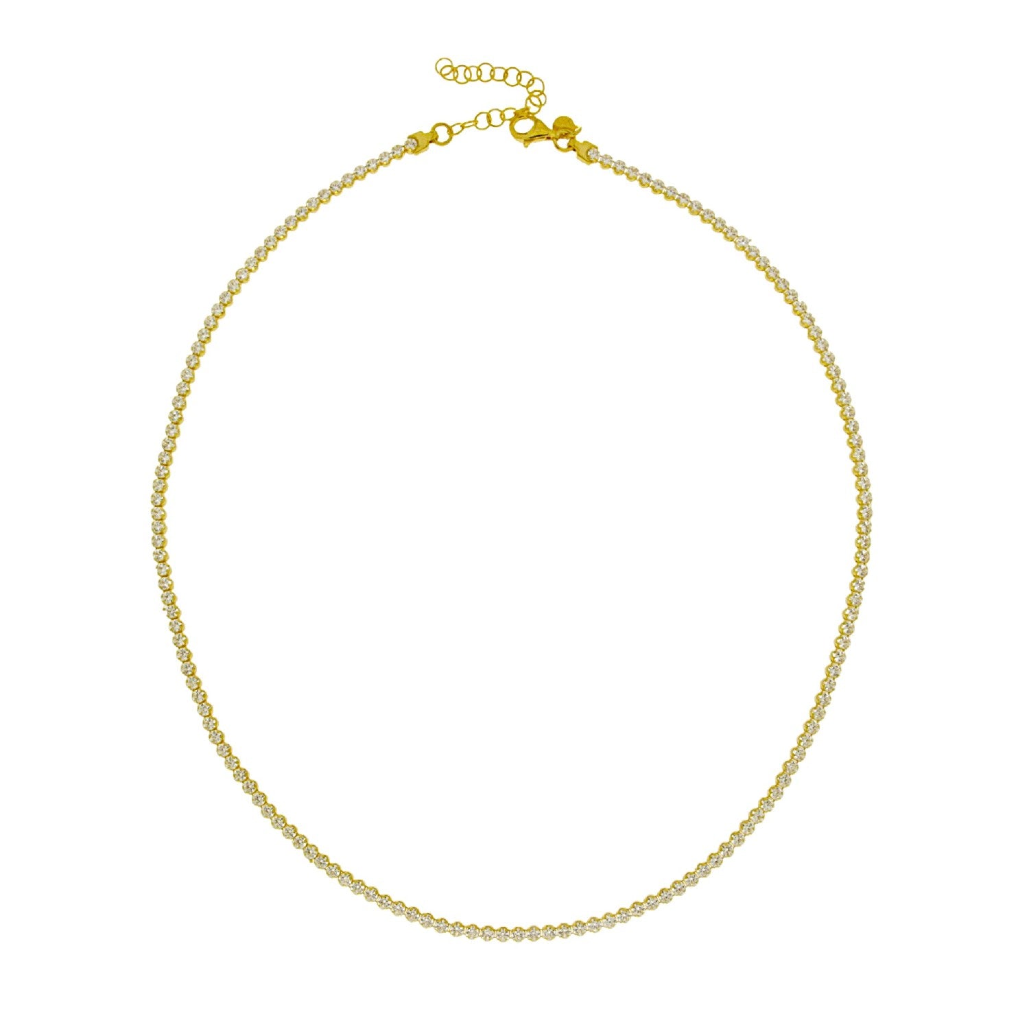NECKLACE YELLOW SILVER 925 - 100390 - Availability: Immediately