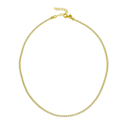 NECKLACE YELLOW SILVER 925 - 100390 - Availability: Immediately