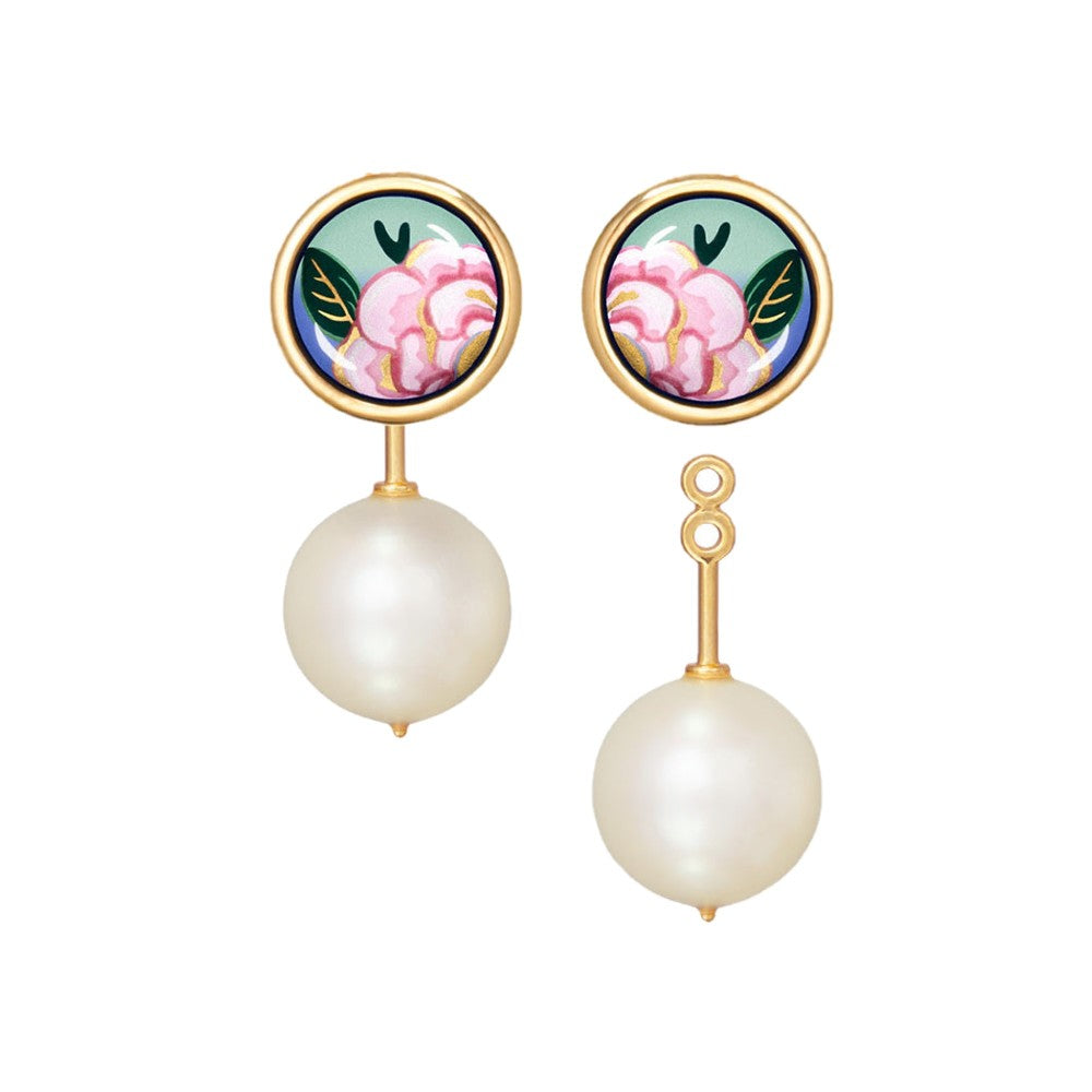 EARRINGS FREYWILLE WITH PEARLS - 100425