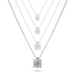 NECKLACE WHITE GOLD 750 & PRECIOUS STONES - 100512