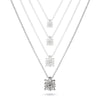 NECKLACE WHITE GOLD 750 & PRECIOUS STONES - 100512