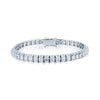BRACELET WHITE GOLD 750 & PRECIOUS STONES - 100529