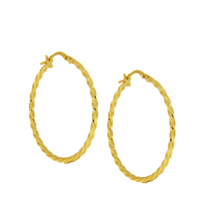 EARRINGS  GOLD 585 - 100559