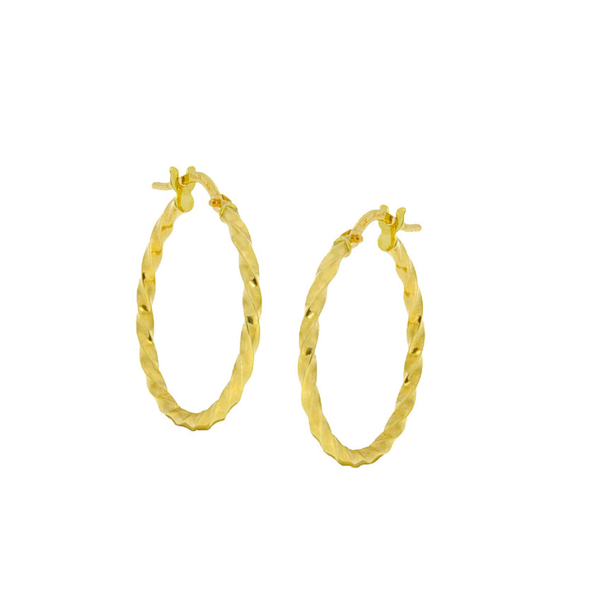 EARRINGS  GOLD 585 - 100560