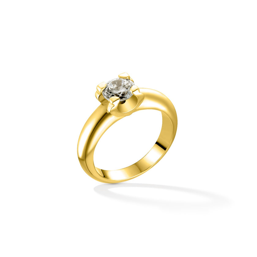 RING  GOLD 750 & PRECIOUS STONES - 100598