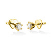 EARRINGS  GOLD 750 & PRECIOUS STONES - 100604