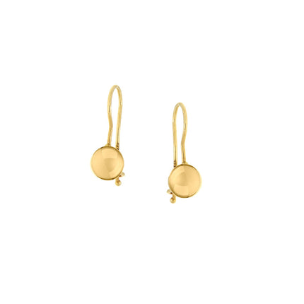 EARRINGS  GOLD 585 - 100609 - Availability: Immediately