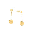 EARRINGS  GOLD 585 - 100614 - Availability: Immediately