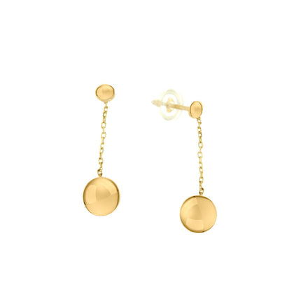 EARRINGS  GOLD 585 - 100614 - Availability: Immediately