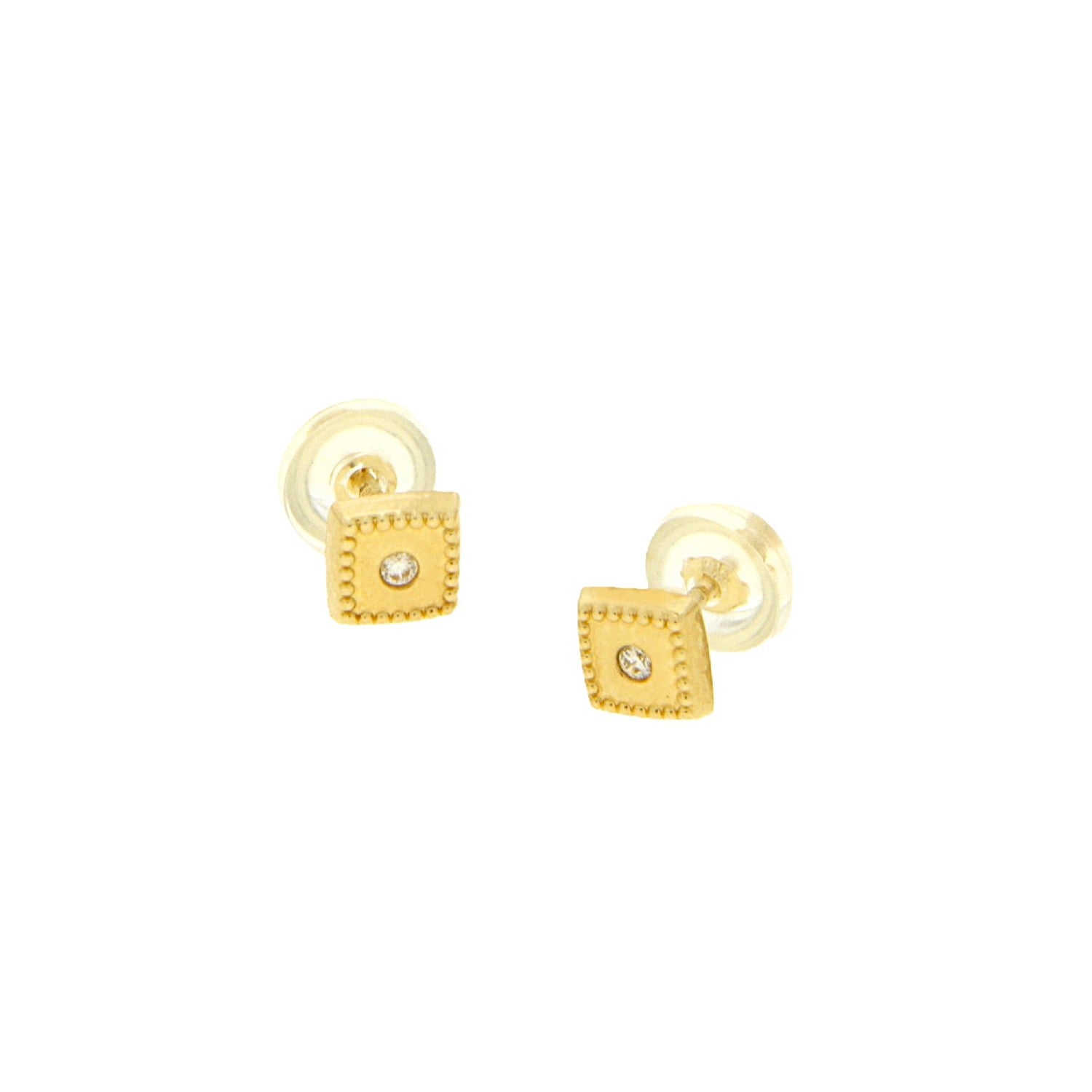 EARRINGS  GOLD 585 - 100638 - Availability: Immediately
