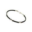 BANGLE WHITE & BLACK NO PRECIOUS METAL - 100709