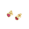 EARRINGS  GOLD 585 & SEMIPRECIOUS STONES - 100747