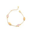 BRACELET YELLOW SILVER 925 & SEMIPRECIOUS STONES - 100781
