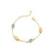 BRACELET YELLOW SILVER 925 & SEMIPRECIOUS STONES - 100782