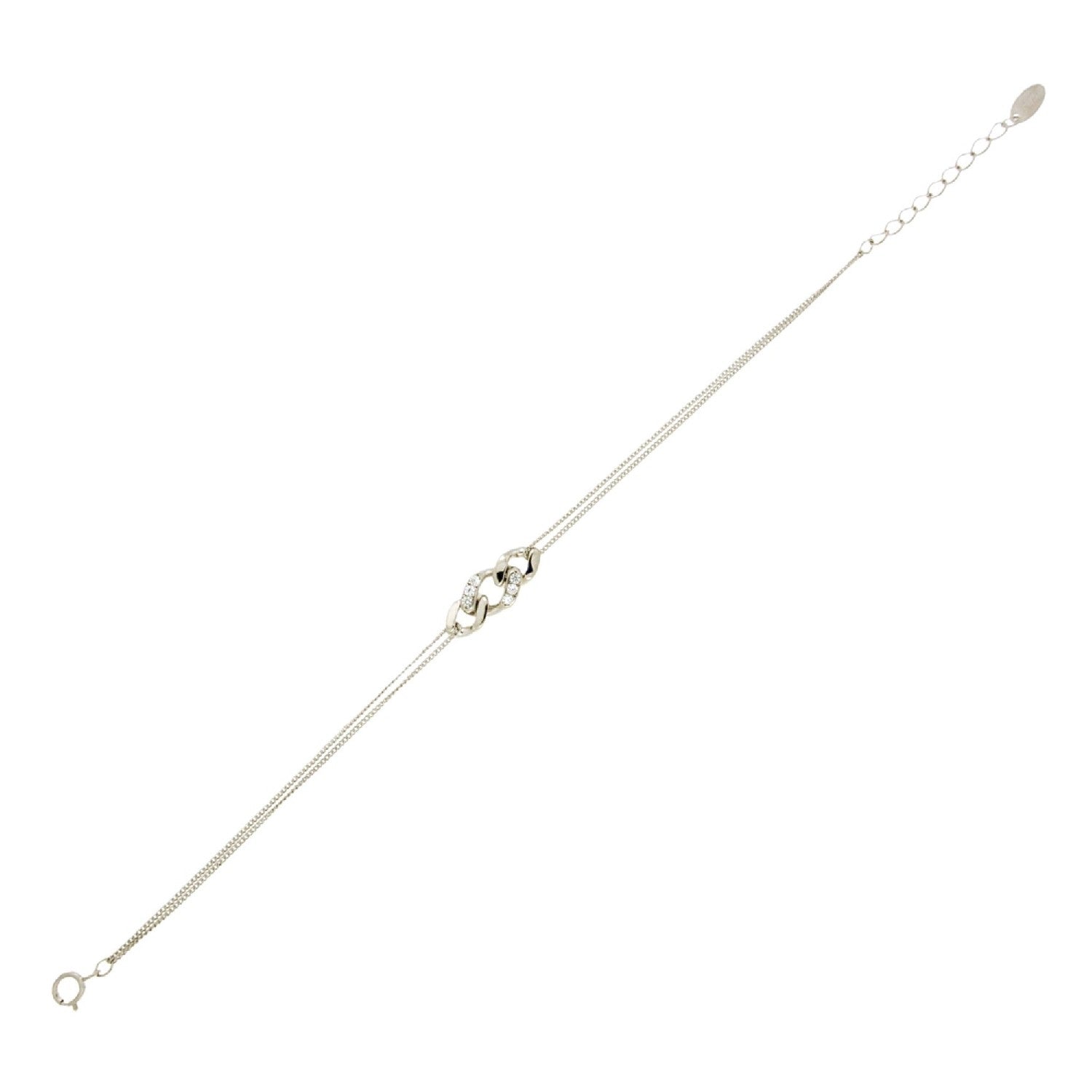 BRACELET  SILVER 925 & SYNTHETIC STONES - 100792