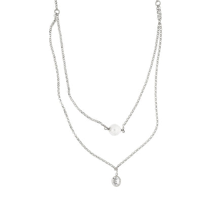 NECKLACE  SILVER 925 & PEARLS - 100885