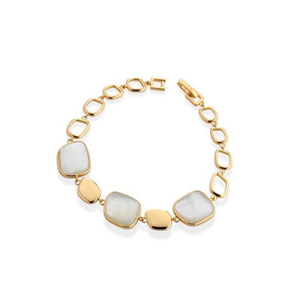 BRACELET YELLOW SILVER 925 & SEMIPRECIOUS STONES - 100903