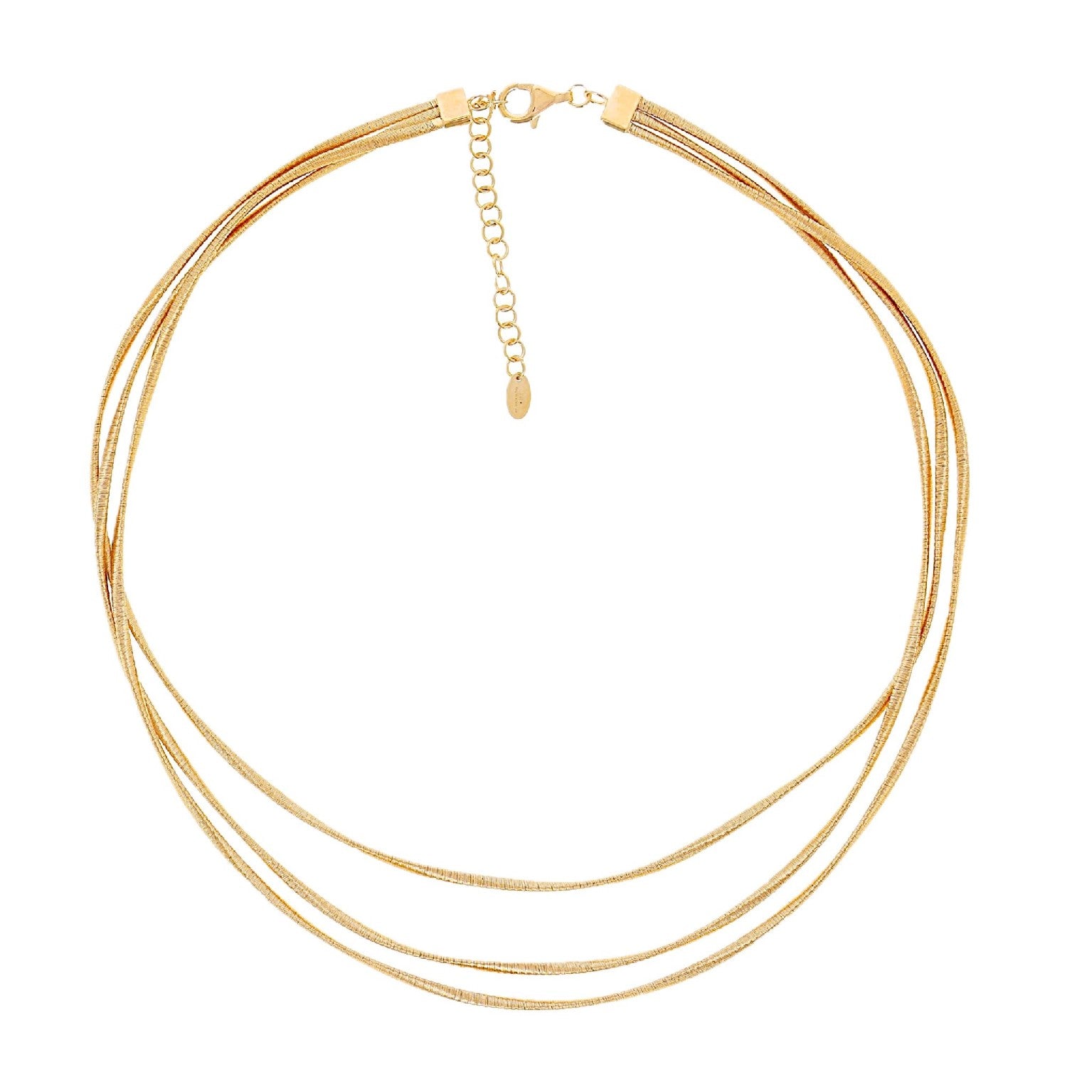 NECKLACE YELLOW SILVER 925 - 100971 - Availability: Immediately