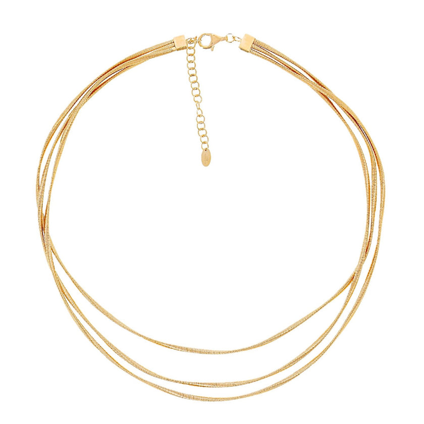 NECKLACE YELLOW SILVER 925 - 100971 - Availability: Immediately