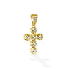 CROSS WHITE GOLD 750 & PRECIOUS STONES - 101023