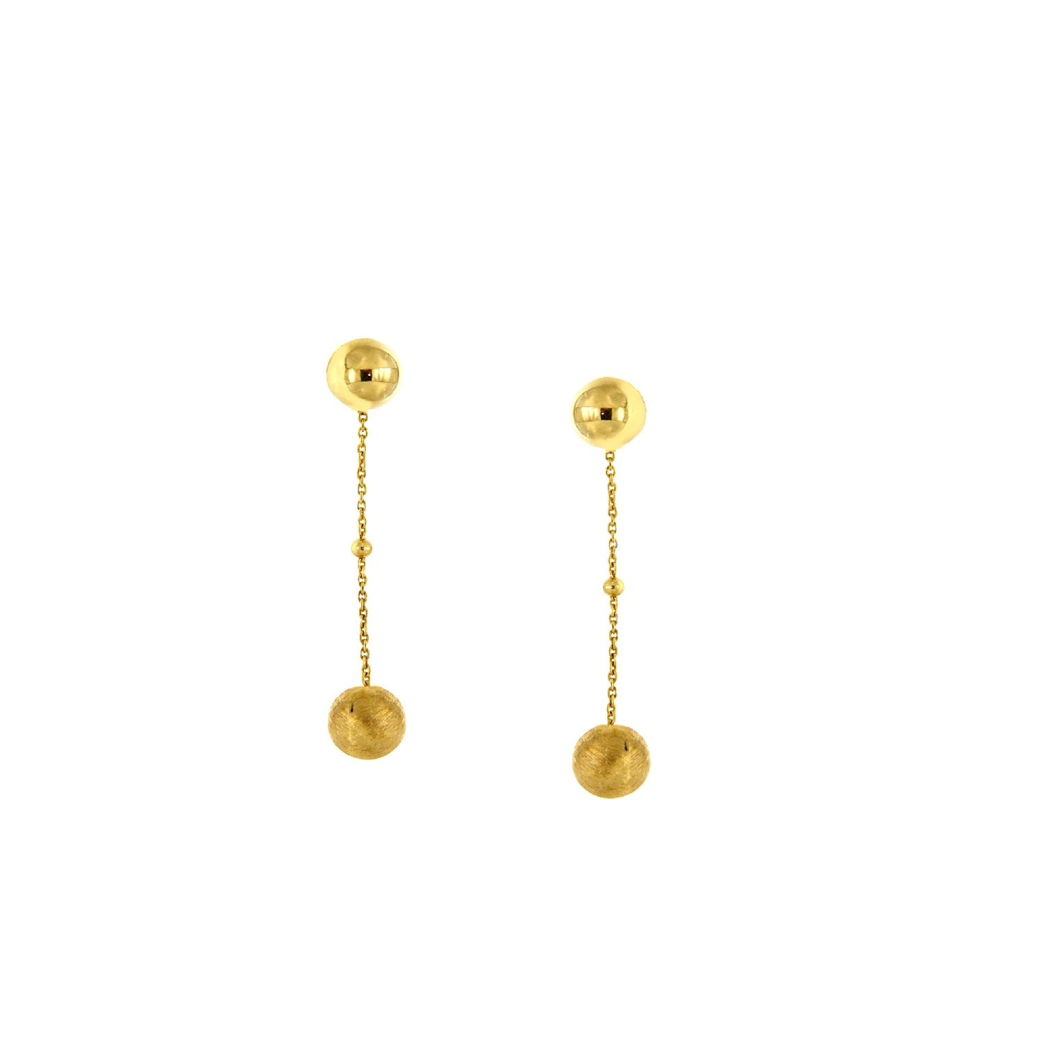 EARRINGS YELLOW SILVER 925 - 101117 - Availability: Immediately