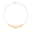NECKLACE YELLOW & WHITE GOLD 750 & PRECIOUS STONES - 101134