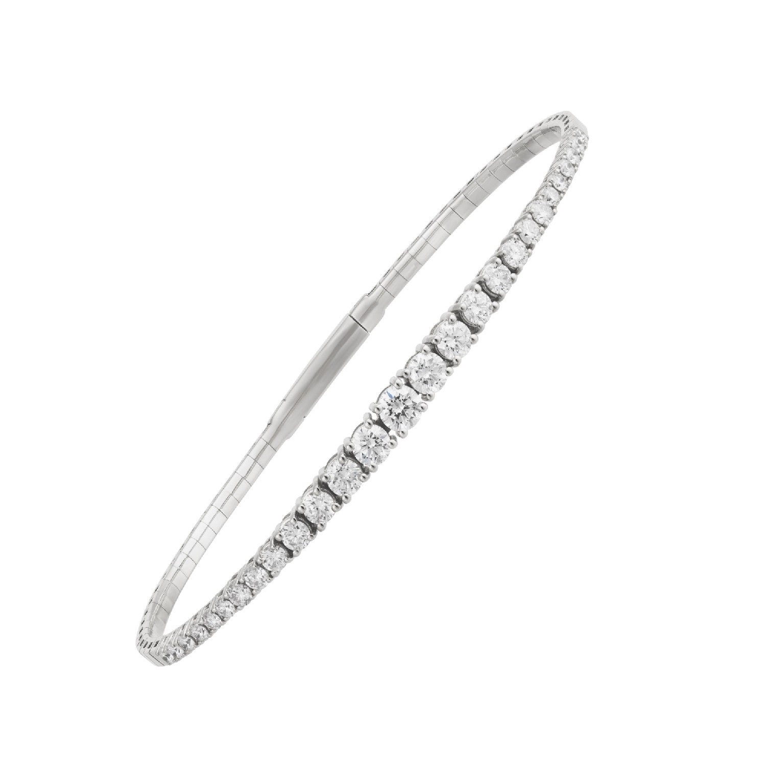 BRACELET WHITE GOLD 750 & PRECIOUS STONES - 101153