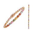 BRACELET PINK GOLD 750 & PRECIOUS STONES - 101157