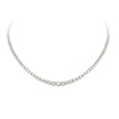 NECKLACE WHITE GOLD 750 & PRECIOUS STONES - 101169